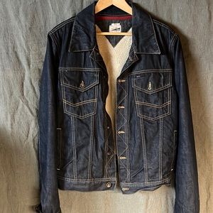 Hilfiger Heritage Denim Sherpa lined jacket Size L